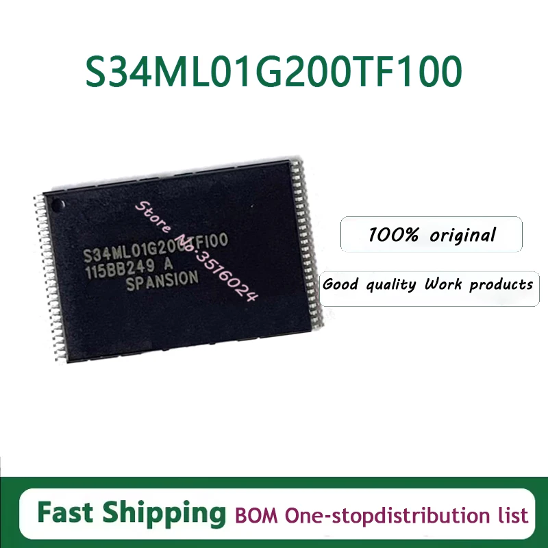 10PCS/lot S34ML01G200TF100 S34ML01G200TFI00 TSOP 100% NEW
10PCS/lot S34ML01G200TF100 S34ML01G200TFI00 TSOP 100% NEW
