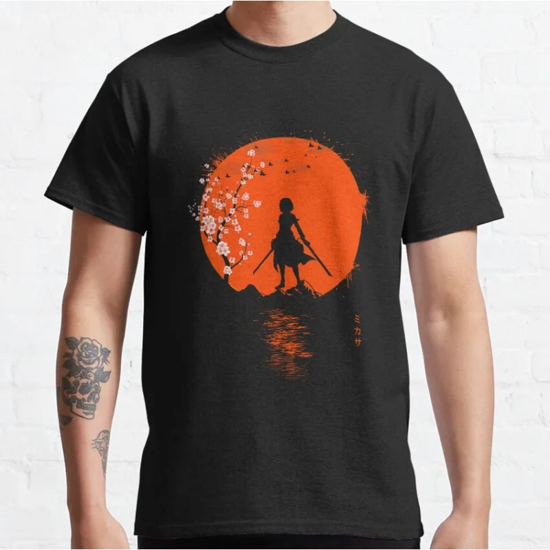 Black Anime,Mikasa Ackerman ATTACK ON TITAN Anime T shirt for man Large size Tops Manga Graphic Print Y2k Clothes Cartoon Tee
Black Anime,Mikasa Ackerman ATTACK ON TITAN Anime T shirt for man Large size Tops Manga Graphic Print Y2k Clothes Cartoon Tee