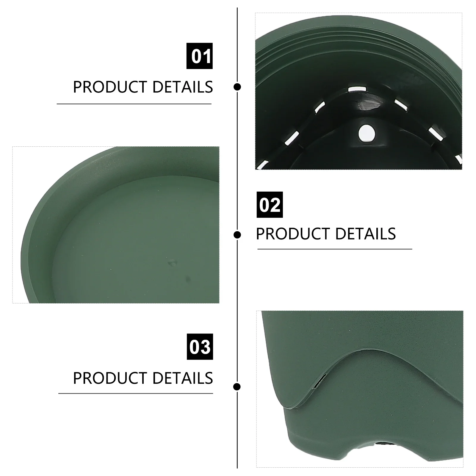 Plastic Flower Pots With Trays Premium Plant Containers Garden Home Decoration Sturdy Green Plants Container Outdoor Flower
Plastic Flower Pots With Trays Premium Plant Containers Garden Home Decoration Sturdy Green Plants Container Outdoor Flower