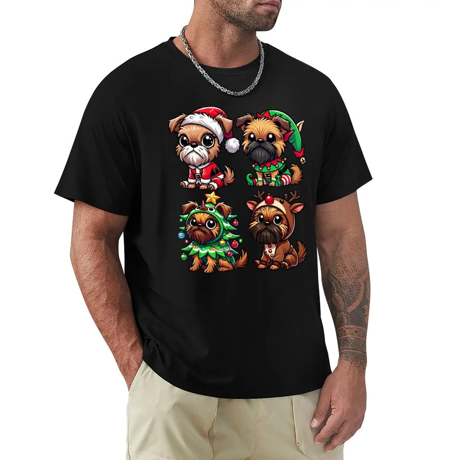 Brussels Griffon Dog Christmas Costume T-Shirt High Elasticity Sports T-Shirt
Brussels Griffon Dog Christmas Costume T-Shirt High Elasticity Sports T-Shirt