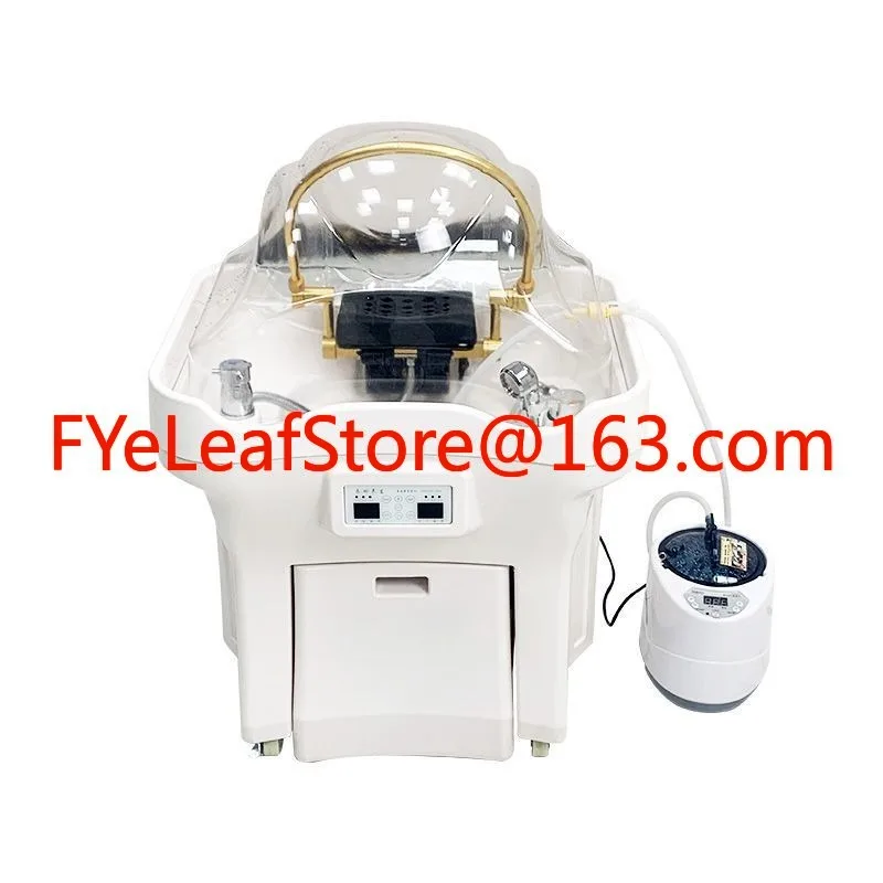 Movable head therapy instrument Grafting shampoo basin with constant temperature water circulation fumigation shampoo bed
Movable head therapy instrument Grafting shampoo basin with constant temperature water circulation fumigation shampoo bed