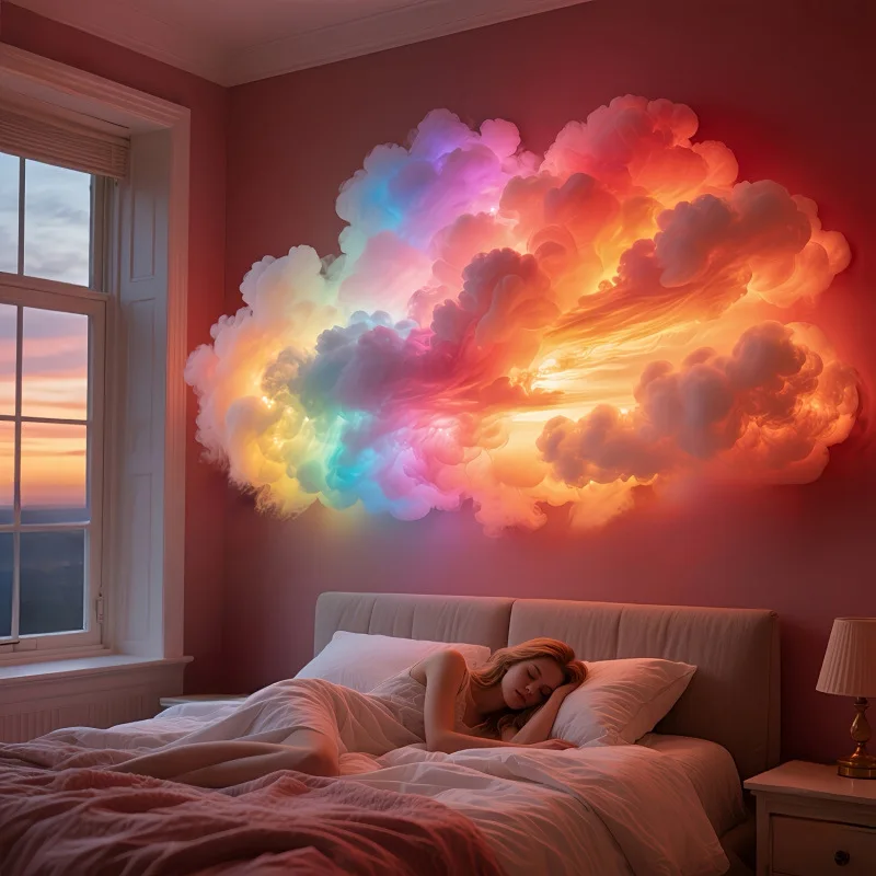 Cloud LED Light for Bedroom-DIY Aesthetic Mood Light3D Ceiling Lamp Color Changing Light,Cool Stuff for Playroom,Kids Room Decor
Cloud LED Light for Bedroom-DIY Aesthetic Mood Light3D Ceiling Lamp Color Changing Light,Cool Stuff for Playroom,Kids Room Decor