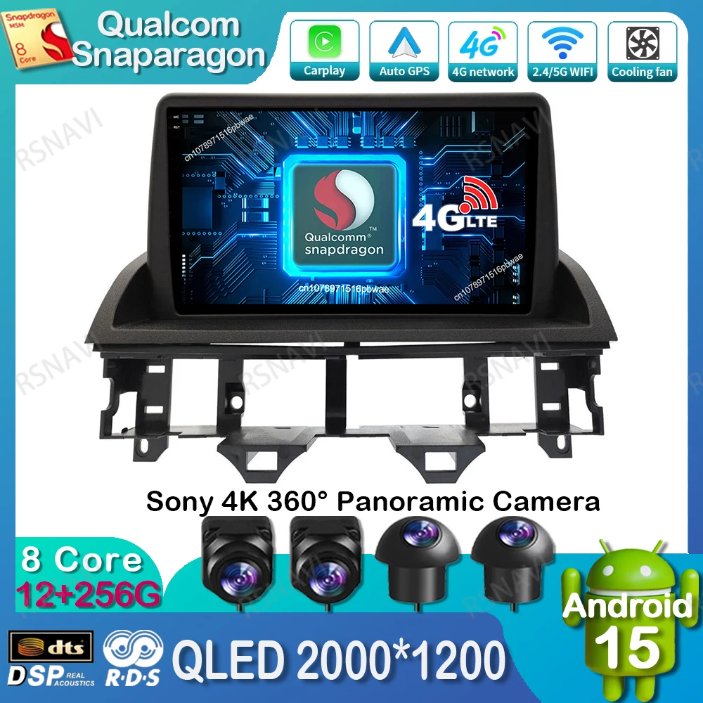 Android 15 Car Radio For Mazda 6 2002 - 2008 Multimedia BT Head Unit Navigation Qualcomm 4G LTE DVD QLED 5G WIFI GPS Stereo DSP
Android 15 Car Radio For Mazda 6 2002 - 2008 Multimedia BT Head Unit Navigation Qualcomm 4G LTE DVD QLED 5G WIFI GPS Stereo DSP