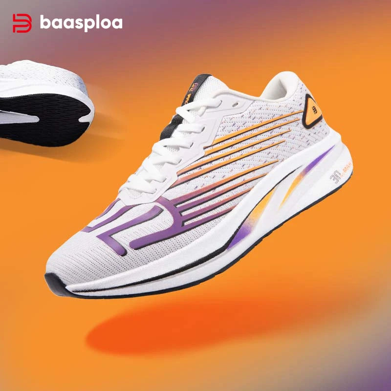 Baasploa Men Running Shoes Casual Breathable Non Slip Sports Shoes Male Outdoor Carbon Plate Professional Cushioning Sneakers
Baasploa Men Running Shoes Casual Breathable Non Slip Sports Shoes Male Outdoor Carbon Plate Professional Cushioning Sneakers 