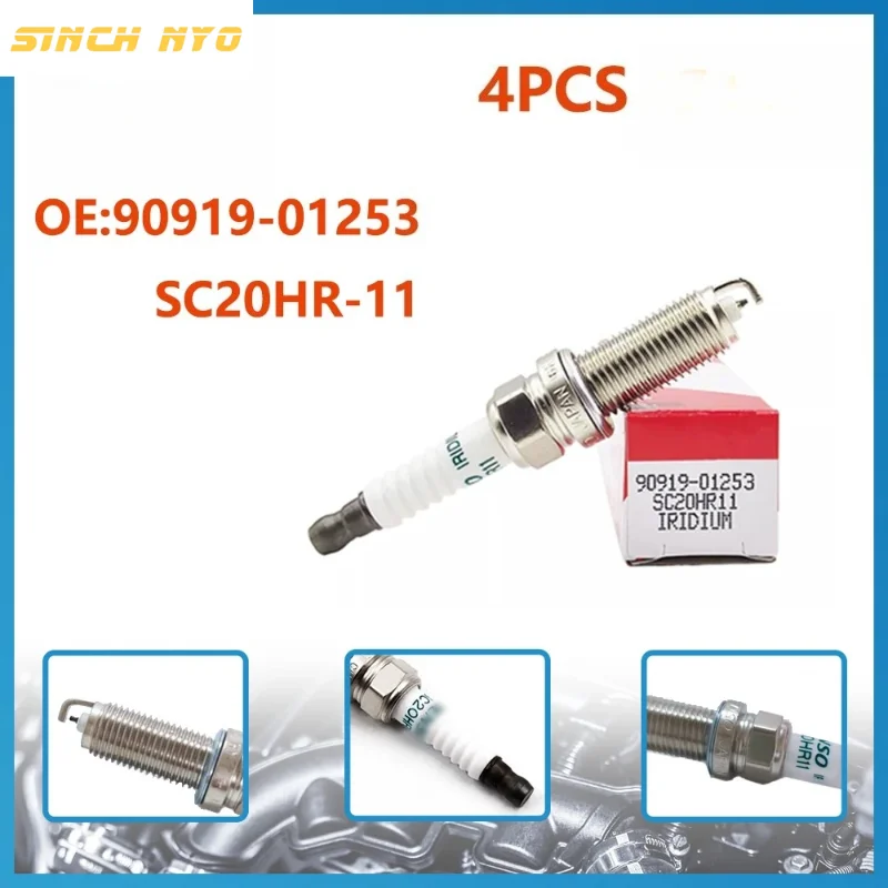 4pcs 90919-01253 SC20HR-11 Spark Plug For Toyota Corolla Prius Scion Lexus 9091901253 SC20HR 11 90919 01253
4pcs 90919-01253 SC20HR-11 Spark Plug For Toyota Corolla Prius Scion Lexus 9091901253 SC20HR 11 90919 01253