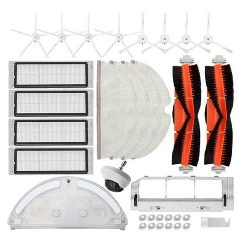 For Xiaomi Roborock S5 S50 S51 S55 S6 S60 S6 Pure Vacuum Cleaner HEPA Filter Mop Cloth Side / Main Brush Accessories
For Xiaomi Roborock S5 S50 S51 S55 S6 S60 S6 Pure Vacuum Cleaner HEPA Filter Mop Cloth Side / Main Brush Accessories