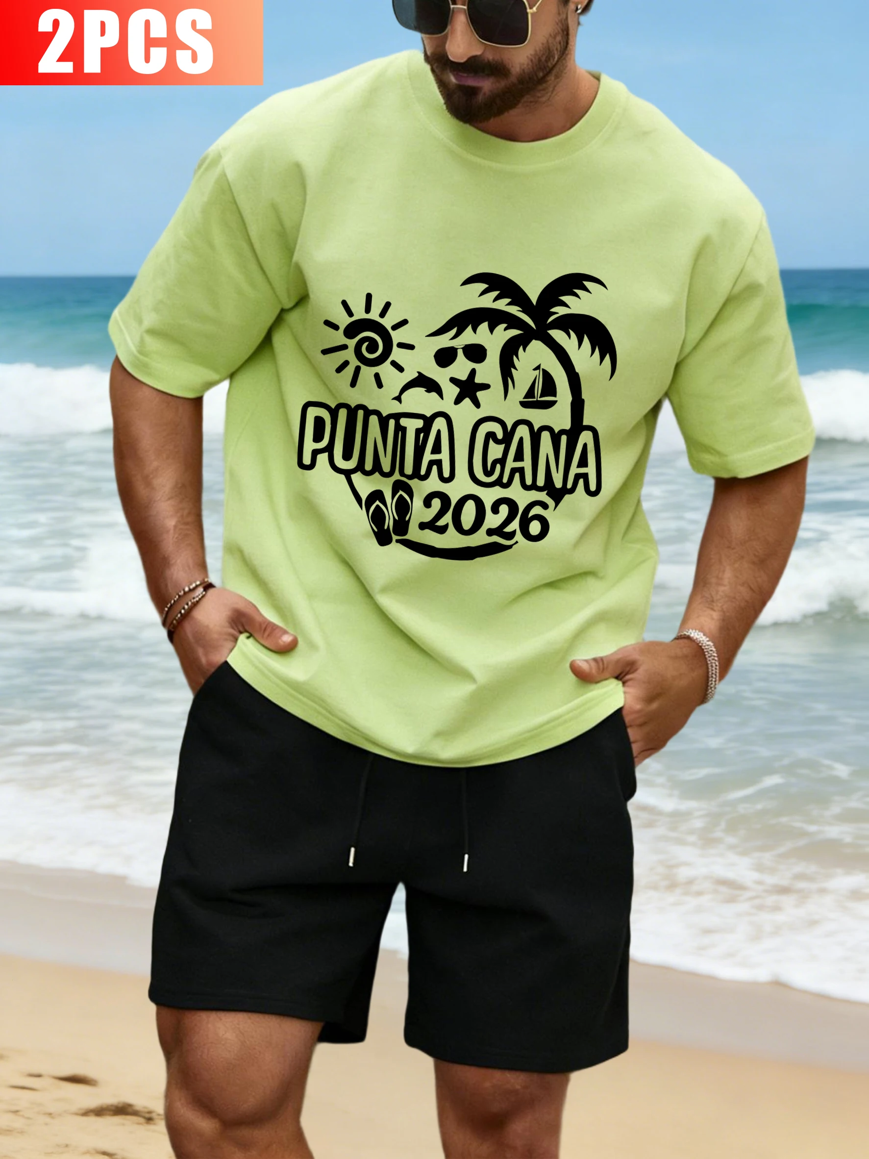 Punta Cana Coconut Tree Printed Retro Tee Suit Mens Loose Cotton Top Shirts Trendy Summer Shorts Unisex Simple Streetwear
Punta Cana Coconut Tree Printed Retro Tee Suit Mens Loose Cotton Top Shirts Trendy Summer Shorts Unisex Simple Streetwear