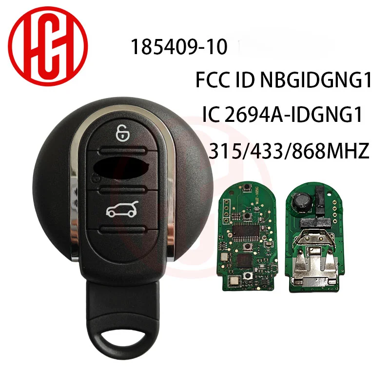 315/433/434/868MHz ID49 Chip Smart Car Key For 2014-2018 MINI Cooper Clubman F-series F55 F56 Keyless Go NBGIDGNG1 
315/433/434/868MHz ID49 Chip Smart Car Key For 2014-2018 MINI Cooper Clubman F-series F55 F56 Keyless Go NBGIDGNG1