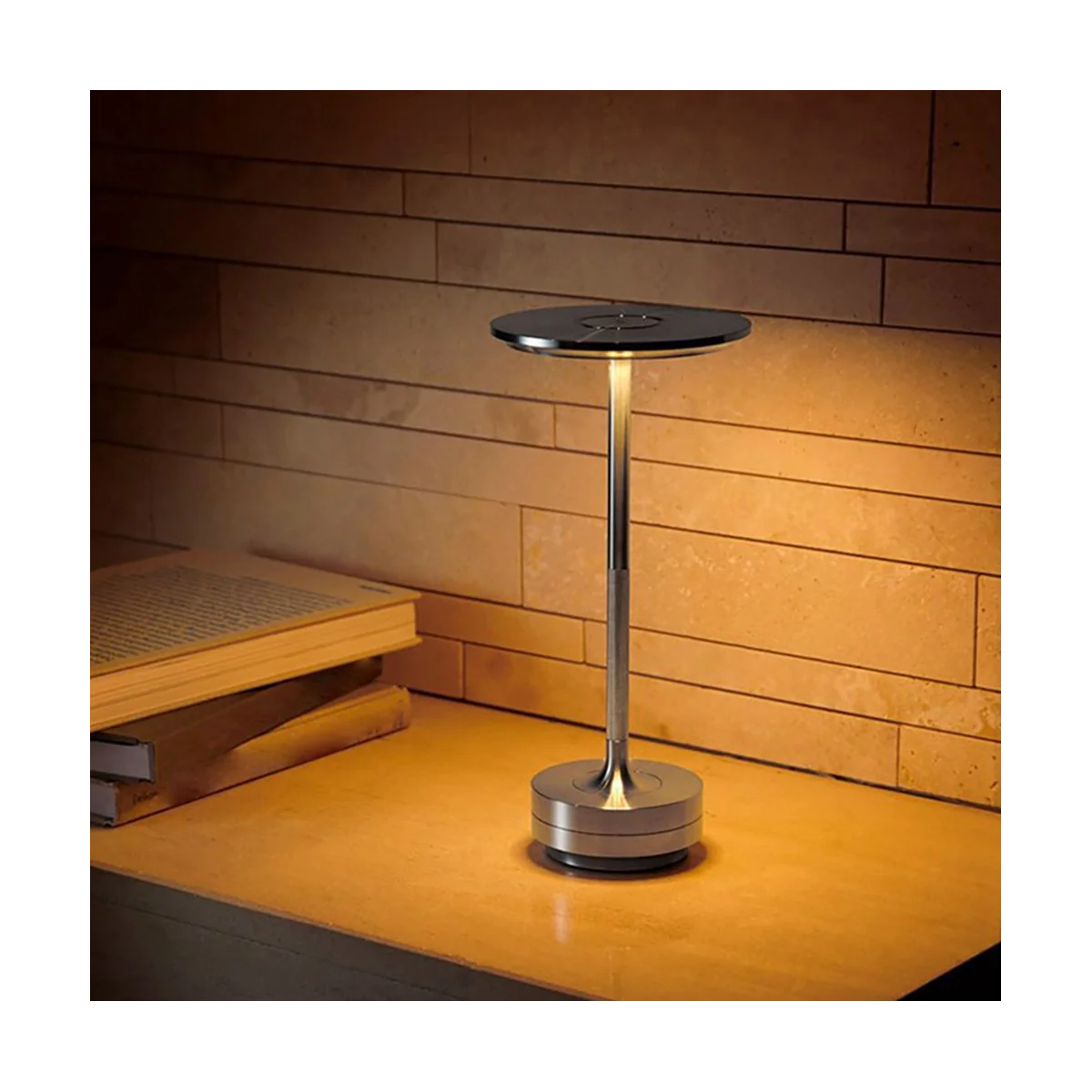 Simple Charging Desk Lamp Restaurant Bar Desk Lamp Dimming Atmosphere Retro Portable Charging Touch USB Desk Lamp Silver
Simple Charging Desk Lamp Restaurant Bar Desk Lamp Dimming Atmosphere Retro Portable Charging Touch USB Desk Lamp Silver