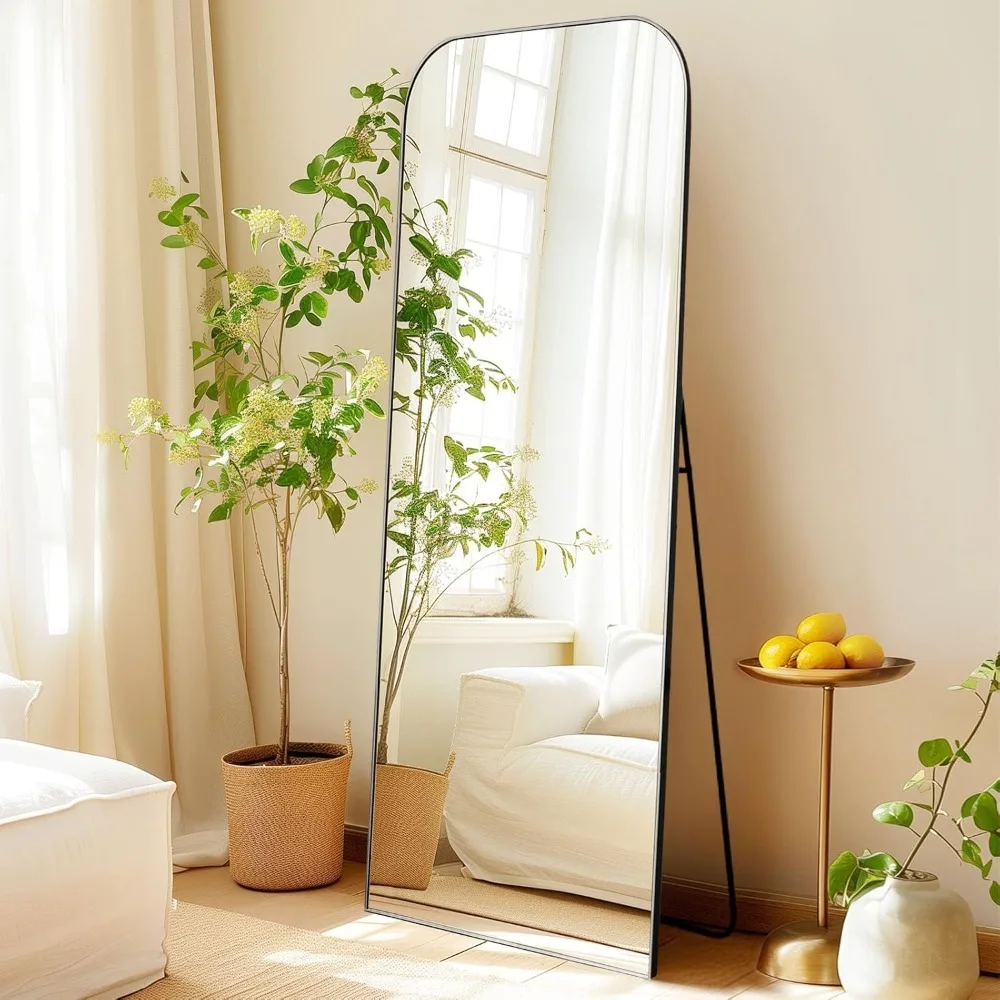 Full Length Mirror 64"x21" Freestanding Arched Floor Standing Mirror Full Body with Stand Hanging Wall Mounted for Living Room
Full Length Mirror 64"x21" Freestanding Arched Floor Standing Mirror Full Body with Stand Hanging Wall Mounted for Living Room