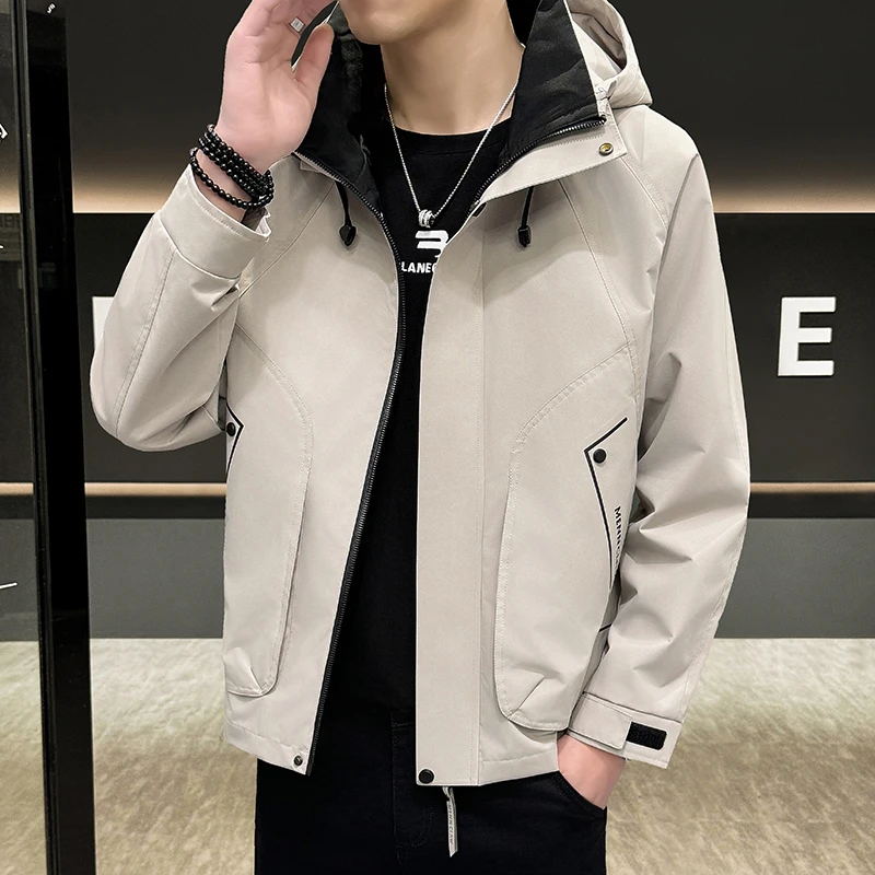 2025 Spring Men's Waterproof Hooded Jacket Outdoor Windbreaker Sports Coat Men Thin Outerwear Youth casual Jacket for Male
2025 Spring Men's Waterproof Hooded Jacket Outdoor Windbreaker Sports Coat Men Thin Outerwear Youth casual Jacket for Male