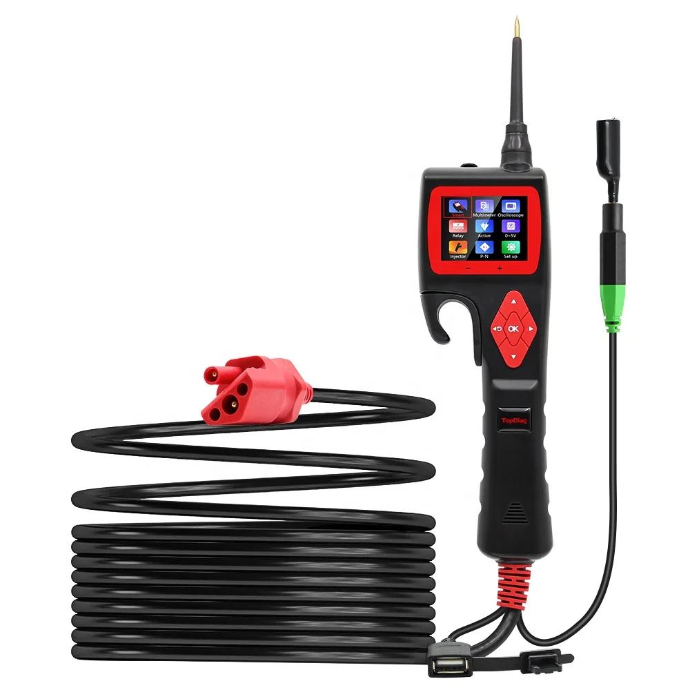 P200 Automotive Electrical System Circuit Tester 9V-30V Relay Diode Oscilloscope Test
P200 Automotive Electrical System Circuit Tester 9V-30V Relay Diode Oscilloscope Test
