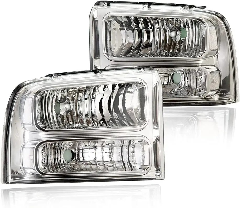 Headlights Assembly, Compatible with Ford F250 F350 Super Duty 2005 2006 2007 Bumper Headlamp, Clear lens Chrome Housing Clear R
Headlights Assembly, Compatible with Ford F250 F350 Super Duty 2005 2006 2007 Bumper Headlamp, Clear lens Chrome Housing Clear R