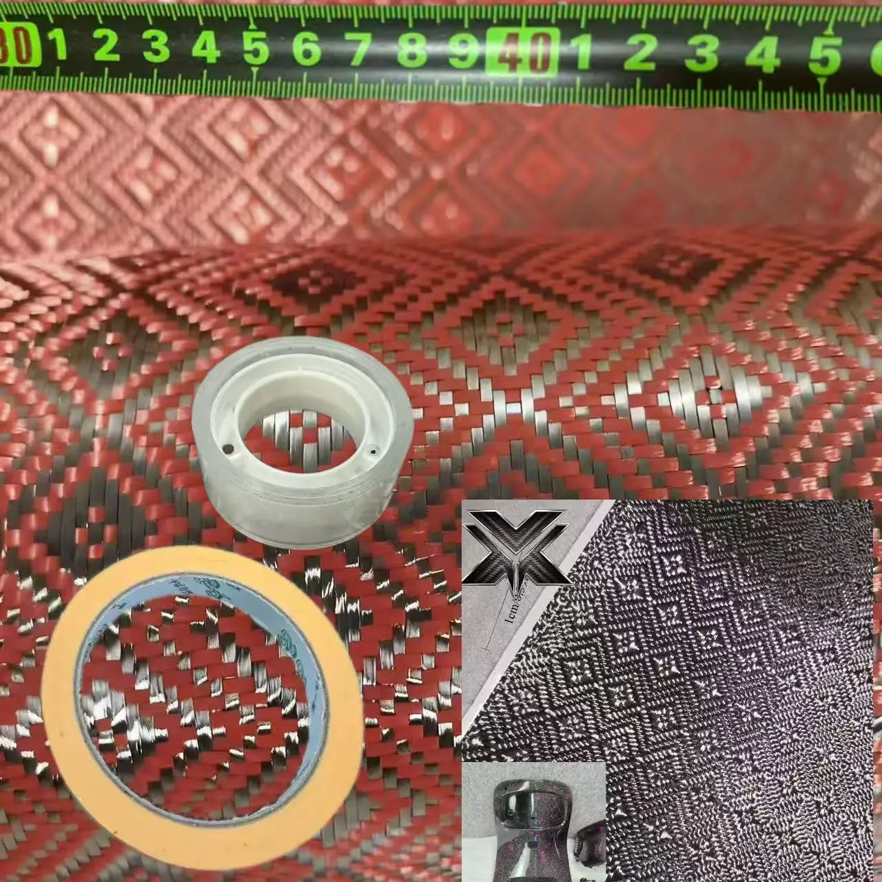 3k 240g black and red serrated jacquard pattern modified motorcycle parts DIY surface decoration 3k carbon fiber woven fabric
3k 240g black and red serrated jacquard pattern modified motorcycle parts DIY surface decoration 3k carbon fiber woven fabric