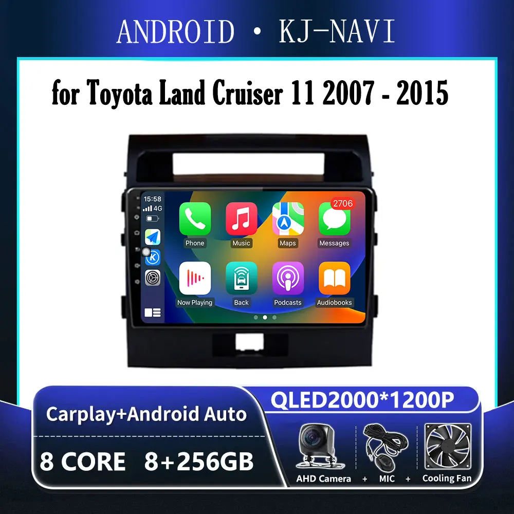 Android 14 Carplay for Toyota Land Cruiser 11 2007 - 2015 Audio Stereo Car Radio Multimedia Player GPS Navigation 2 din WIFI DSP
Android 14 Carplay for Toyota Land Cruiser 11 2007 - 2015 Audio Stereo Car Radio Multimedia Player GPS Navigation 2 din WIFI DSP
