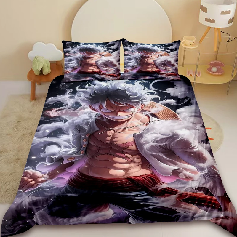 One Piece Duvet Cover Luffy Gear 5 Bedding Set Comforter Cover Queen King Size for Bedroom Decor Teens Gifts
One Piece Duvet Cover Luffy Gear 5 Bedding Set Comforter Cover Queen King Size for Bedroom Decor Teens Gifts