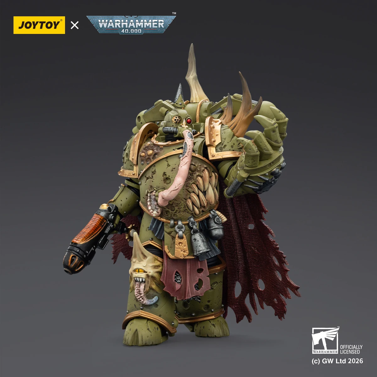 【Pre-sale】JOYTOY Warhammer 40K 1/18 Action Figure Death Guard Plague Marine Champion Plague Marine
【Pre-sale】JOYTOY Warhammer 40K 1/18 Action Figure Death Guard Plague Marine Champion Plague Marine