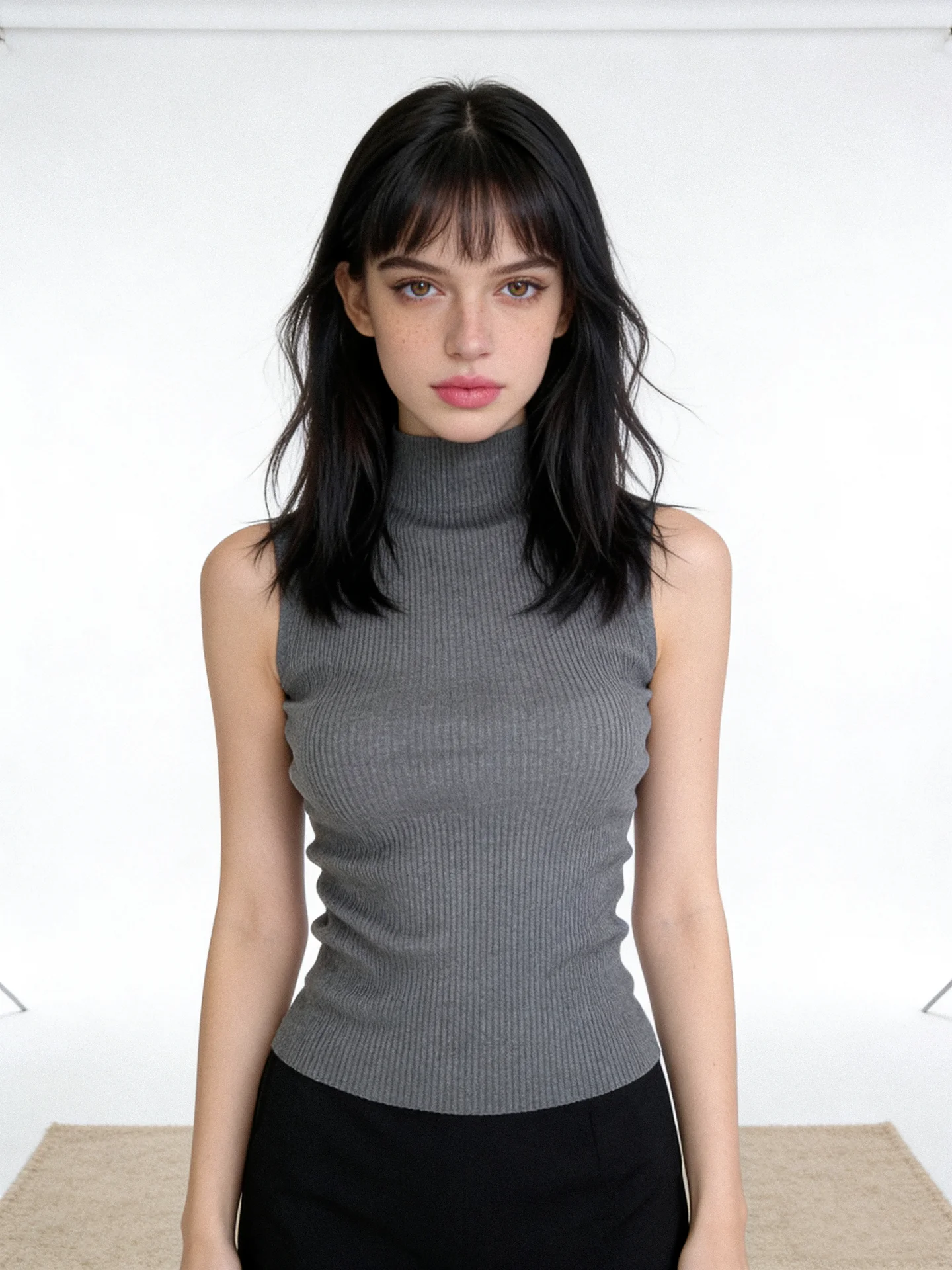 Женский облегающий вязаный жилет JYOOK Spicy Girl с высоким воротником, весенний модный базовый топ/футболка для ношения под одеждой
Женский облегающий вязаный жилет JYOOK Spicy Girl с высоким воротником, весенний модный базовый топ/футболка для ношения под одеждой