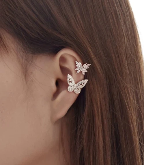 Elf Ears Butterfly Earless Hole Ear Bone Clip Female Bride Wedding Dress Niche Designer High Sense Light Luxury Earrings
Elf Ears Butterfly Earless Hole Ear Bone Clip Female Bride Wedding Dress Niche Designer High Sense Light Luxury Earrings