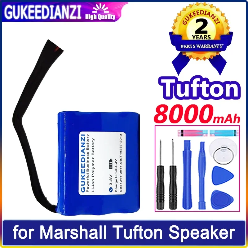 Battery for Marshall Tufton Speaker - Designed for Marshall Tufton, 8000mAh high-capacity battery.
Battery for Marshall Tufton Speaker - Designed for Marshall Tufton, 8000mAh high-capacity battery.
