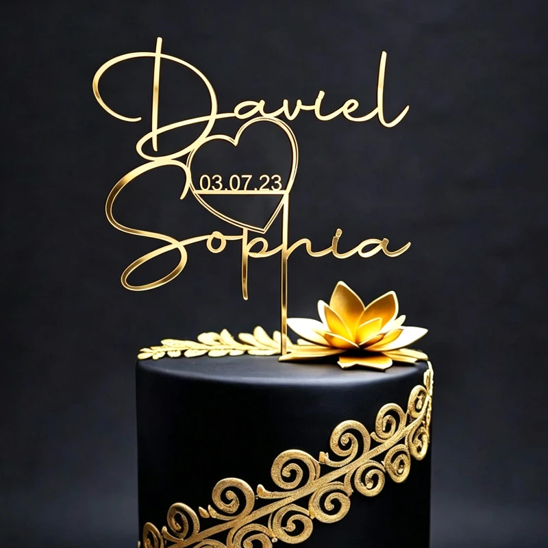 Personalized Cake Topper Custom Couple Name And Date Heart Wedding Cake Topper Couple Name Topper Wedding Gift
Personalized Cake Topper Custom Couple Name And Date Heart Wedding Cake Topper Couple Name Topper Wedding Gift