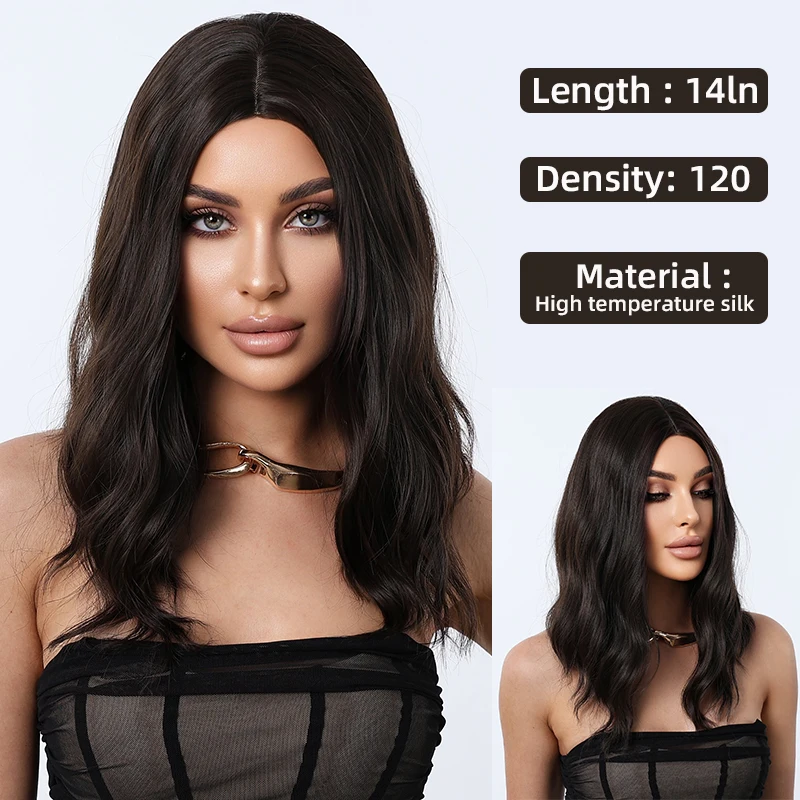 Europe And The United States Daily Ladies Wig Medium Parted Black Brown Short Hair Full Head Set Of High Temperature Silk
Europe And The United States Daily Ladies Wig Medium Parted Black Brown Short Hair Full Head Set Of High Temperature Silk