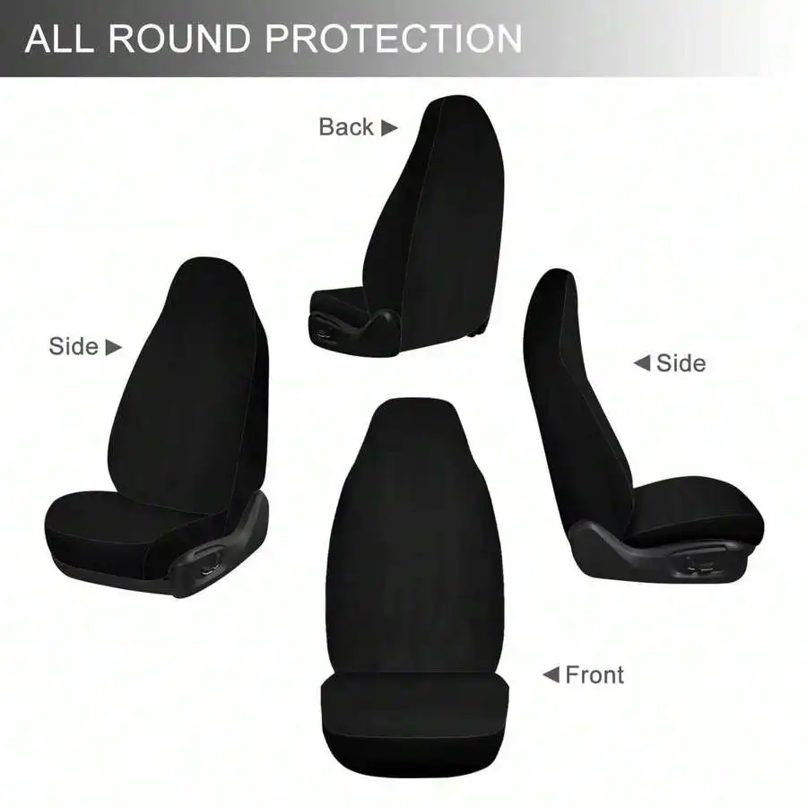 Universal Black Car Seat Cover Set All Round Protection For Cars SUVs Trucks
Universal Black Car Seat Cover Set All Round Protection For Cars SUVs Trucks