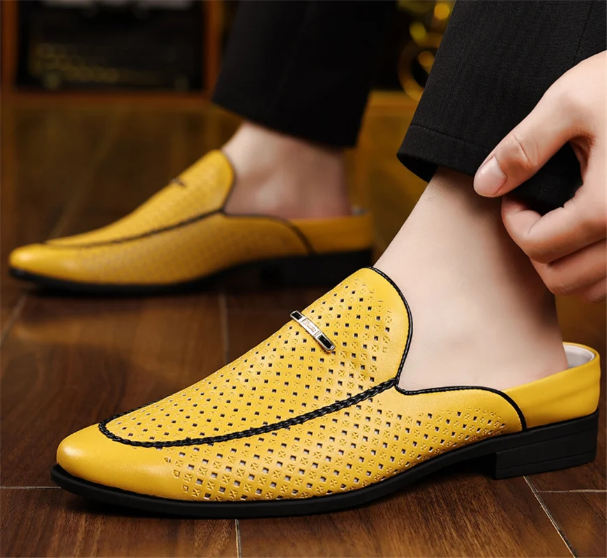 Мужские полутапочки из лакированной кожи бойфренда, повседневная обувь, домашние сабо, лоферы, Zapatos Hombre, слипоны
Мужские полутапочки из лакированной кожи бойфренда, повседневная обувь, домашние сабо, лоферы, Zapatos Hombre, слипоны