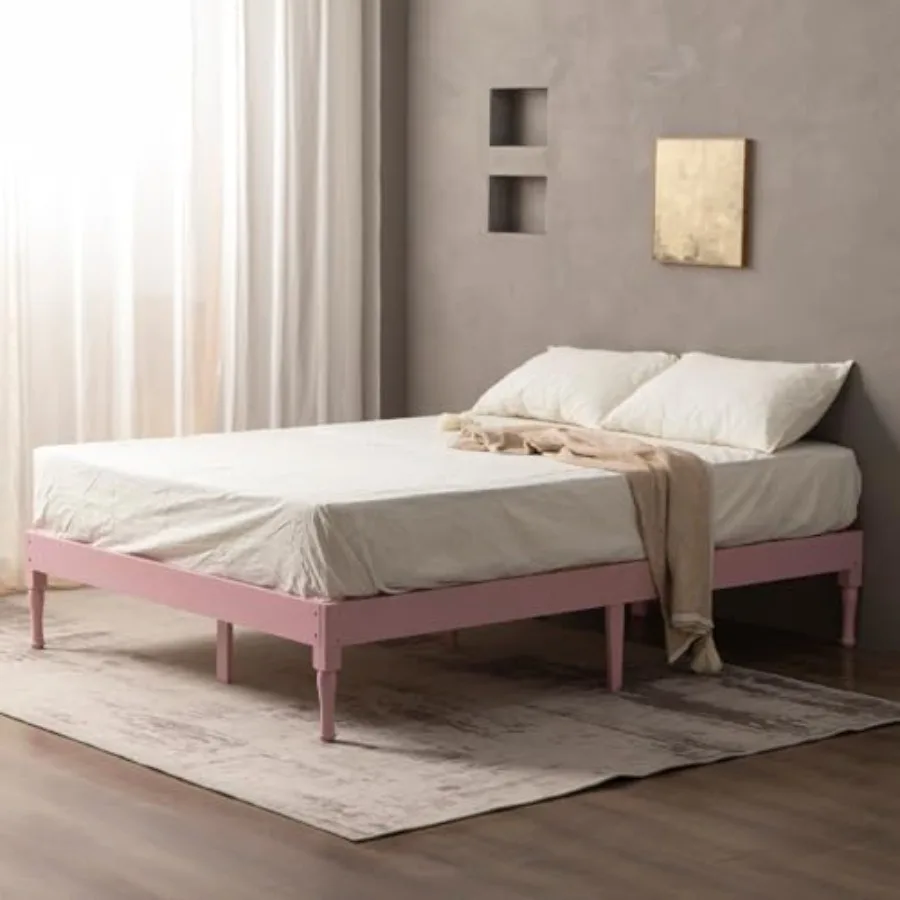 14 inch Bamboo Bed Frame Wooden Support no Need for Box Springs Easy to Assemble Heavy-Duty Bed Frame Storage Space Under The B
14 inch Bamboo Bed Frame Wooden Support no Need for Box Springs Easy to Assemble Heavy-Duty Bed Frame Storage Space Under The B