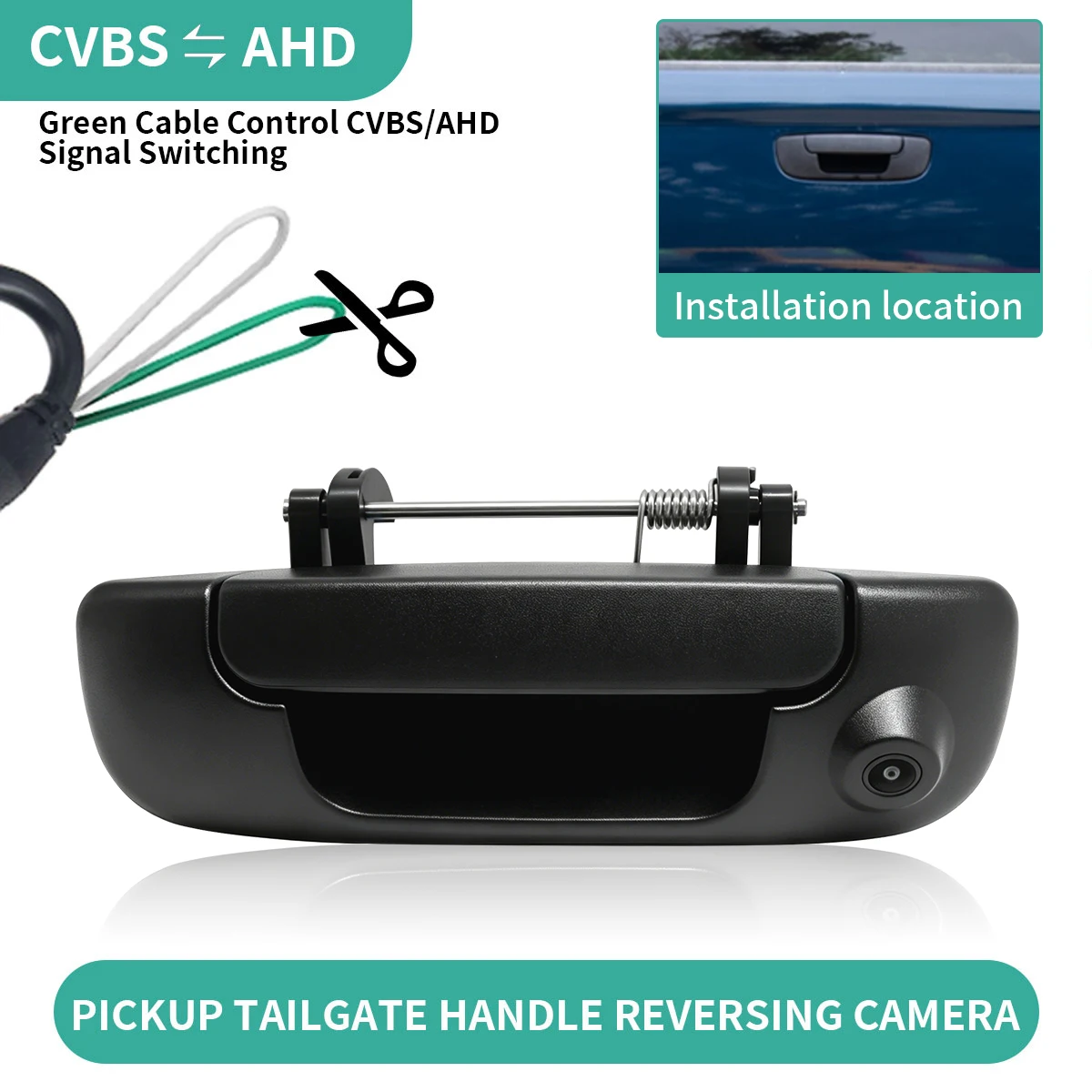AHD Vehicle Pickup Trunk Tailgate Handle Camera For Dodge Ram 1500 2500 3500 2002-2008 Car Rearview Reverse Camera 55276237AA
AHD Vehicle Pickup Trunk Tailgate Handle Camera For Dodge Ram 1500 2500 3500 2002-2008 Car Rearview Reverse Camera 55276237AA