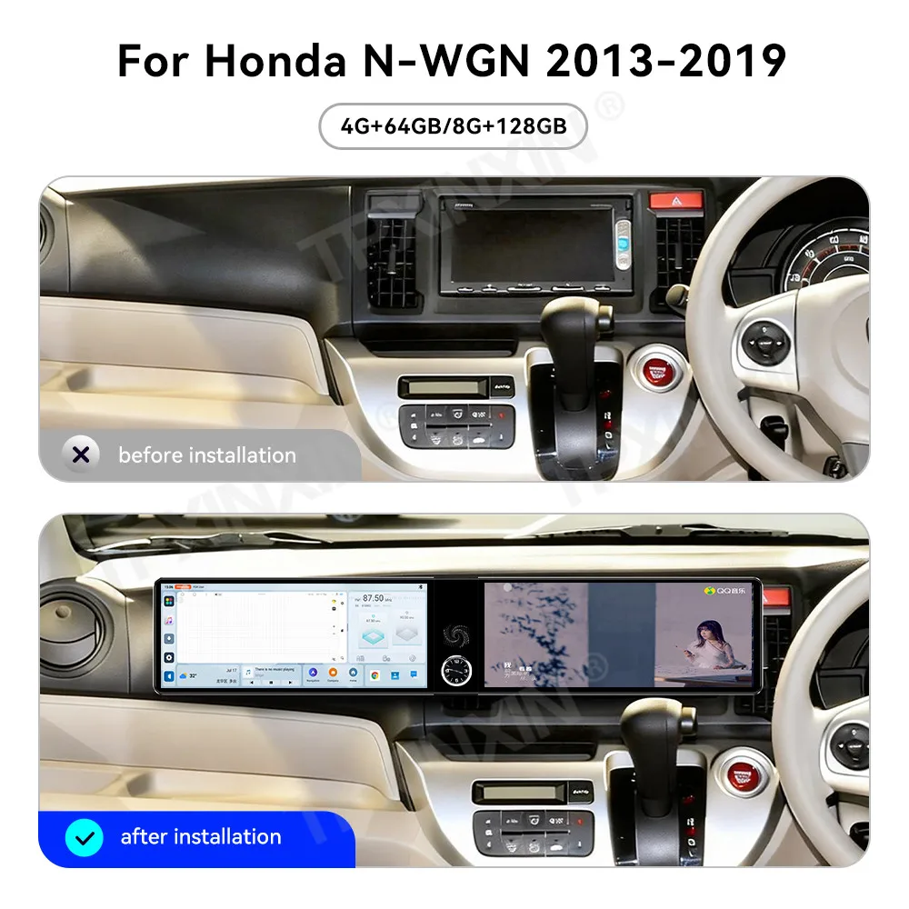 12.3'' Двухэкранный автомобильный радиоприемник для Honda NWGN 2013-2019, мультимедийный видеоплеер, стереосистема, GPS-навигация, CarPlay, головное устройство с поддержкой 4G и DSP.
12.3'' Двухэкранный автомобильный радиоприемник для Honda NWGN 2013-2019, мультимедийный видеоплеер, стереосистема, GPS-навигация, CarPlay, головное устройство с поддержкой 4G и DSP.