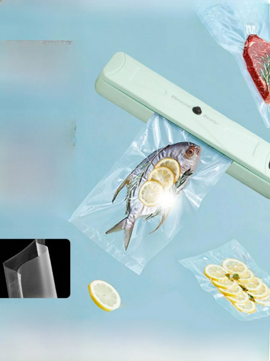 Automatic Small Vacuum Sealer Machine Food Preservation Packaging Bag Maker Home Use Compact Plastic Sealing Machine
Automatic Small Vacuum Sealer Machine Food Preservation Packaging Bag Maker Home Use Compact Plastic Sealing Machine
