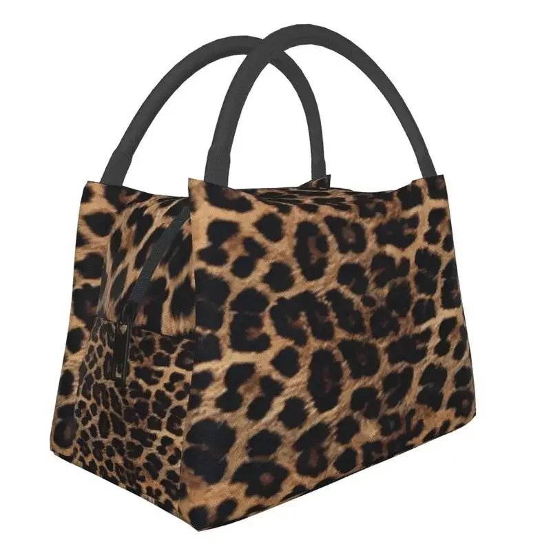 Leopard Skin Print Traditional Colours Insulated Lunch Bags for Women Animal Texture Resuable Cooler Thermal Food Lunch Box
Leopard Skin Print Traditional Colours Insulated Lunch Bags for Women Animal Texture Resuable Cooler Thermal Food Lunch Box