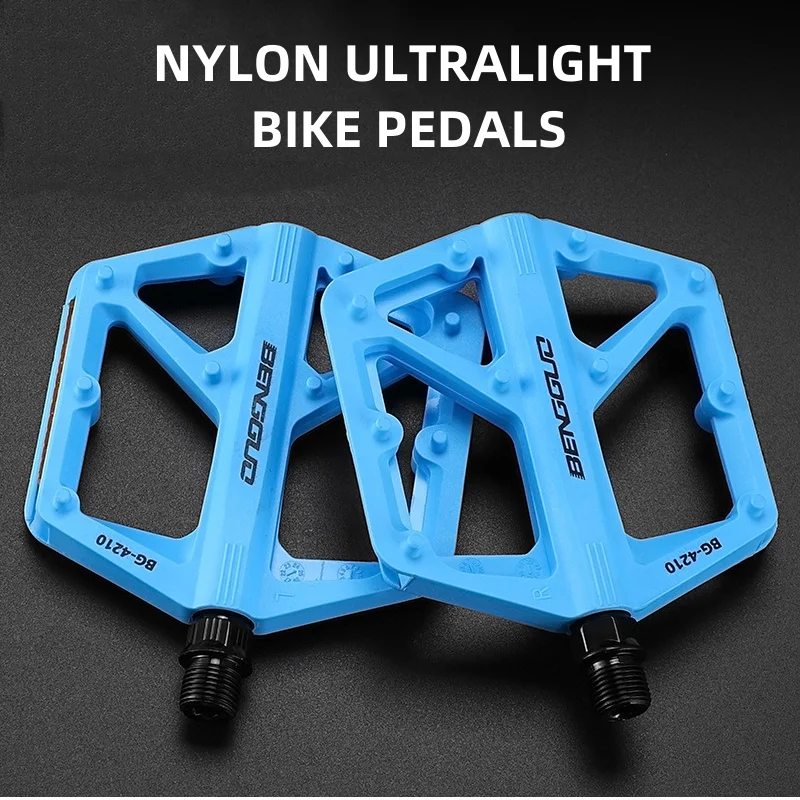Сверхлегкие велосипедные педали с двойным подшипником DU и отражателем, плоские педали для горного и шоссейного велосипеда, велосипедные платформы, аксессуары для велосипеда 
Сверхлегкие велосипедные педали с двойным подшипником DU и отражателем, плоские педали для горного и шоссейного велосипеда, велосипедные платформы, аксессуары для велосипеда