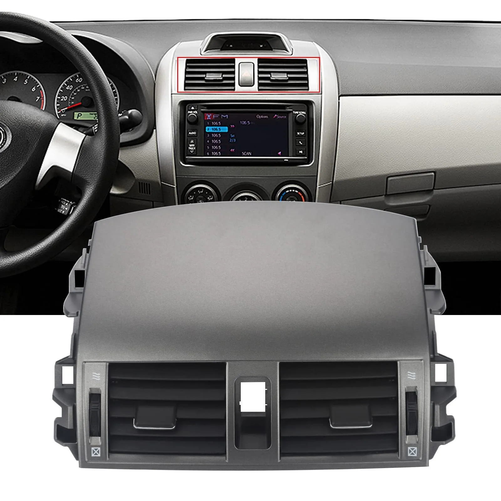 Car A C Air Vent Outlet Panel Grille Cover For TOYOTA Corolla Altis E15 2007 To 2013 Replacement Interior Accessory
Car A C Air Vent Outlet Panel Grille Cover For TOYOTA Corolla Altis E15 2007 To 2013 Replacement Interior Accessory