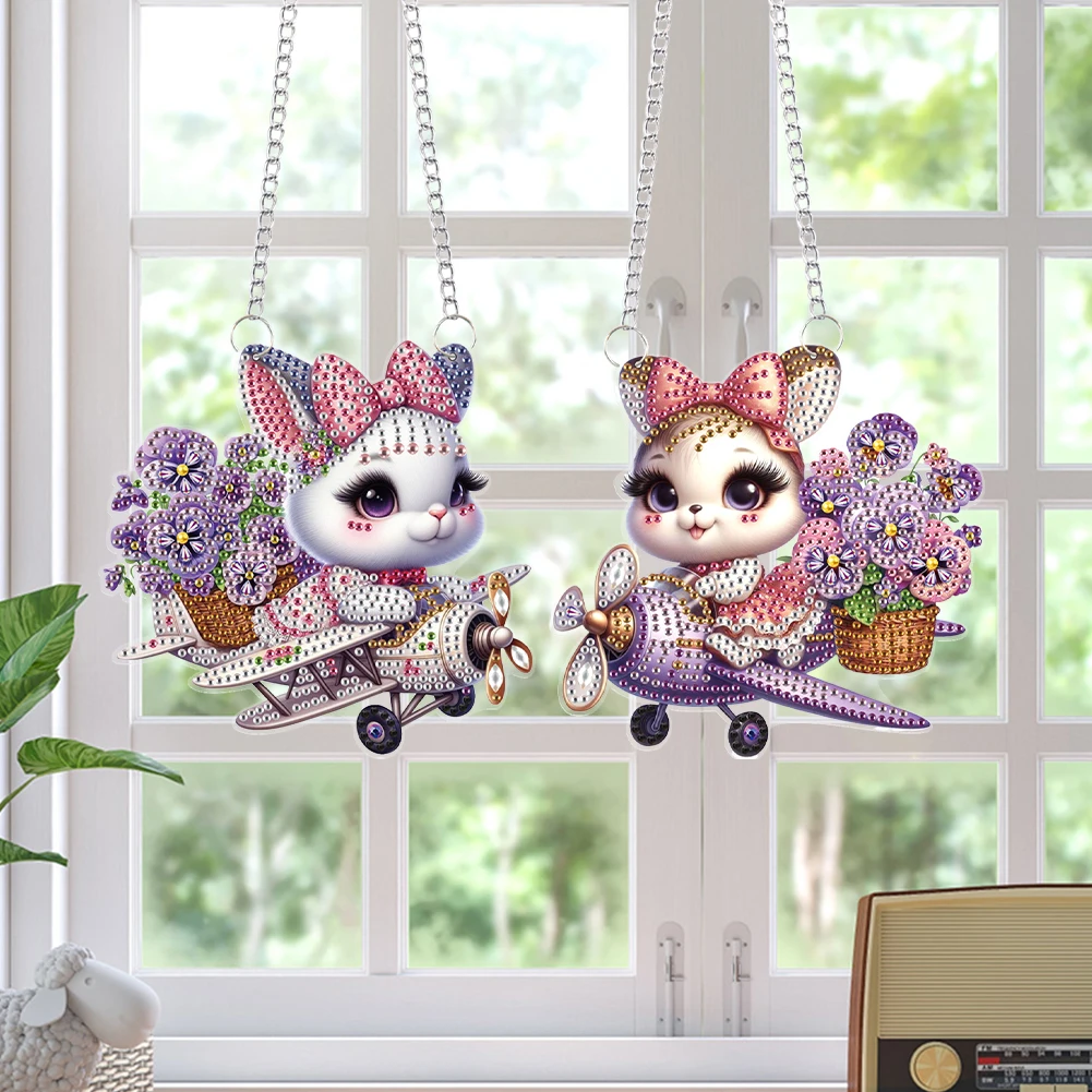 2pcs Animal 5D DIY Diamond Painting Dots Pendant Rhinestone Diamond Art Window Pendants for Wall Decor
2pcs Animal 5D DIY Diamond Painting Dots Pendant Rhinestone Diamond Art Window Pendants for Wall Decor