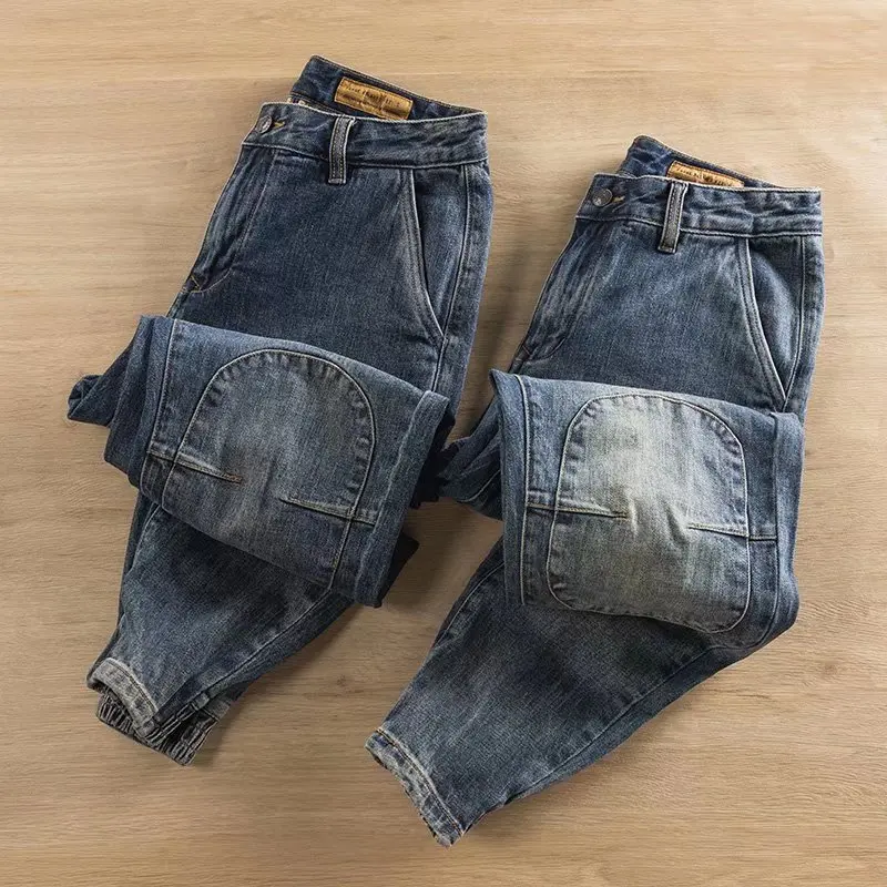 Thickened Work Jeans Men's Autumn Winter Small Leg American Style Construction Workers Wear Resistant Casual Cotton Jeans
Thickened Work Jeans Men's Autumn Winter Small Leg American Style Construction Workers Wear Resistant Casual Cotton Jeans