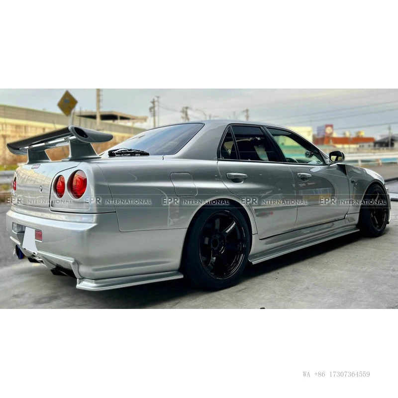 Hot Suitable for Nissan Skyline HR34 resin fiber modification parts, 4-door version body kit, rear bumper
Hot Suitable for Nissan Skyline HR34 resin fiber modification parts, 4-door version body kit, rear bumper