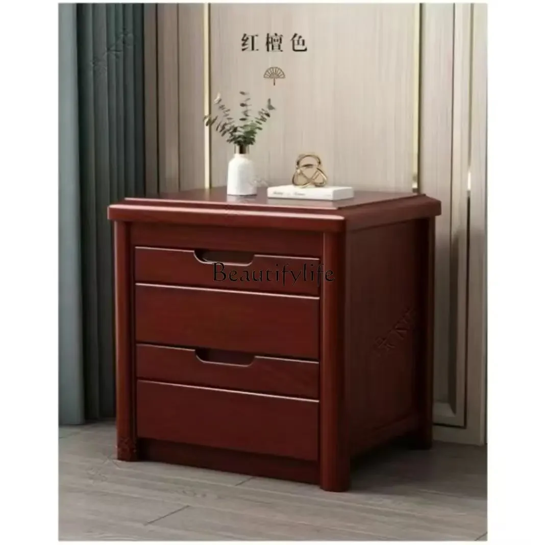 04All solid wood golden sandalwood walnut bedside table simple new Chinese storage mini bedroom
04All solid wood golden sandalwood walnut bedside table simple new Chinese storage mini bedroom