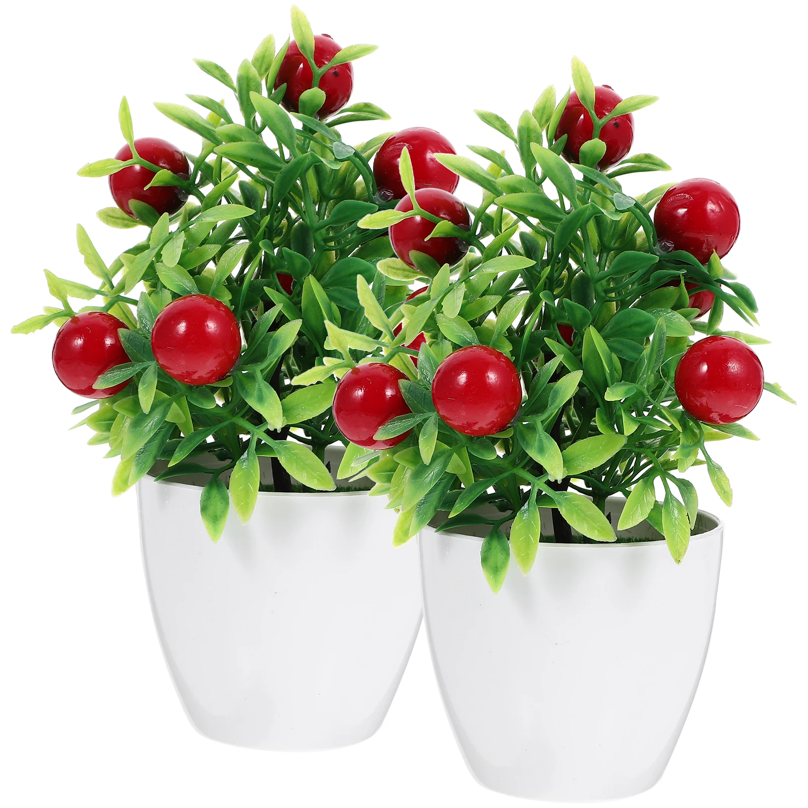 2pcs Mini Realistic Artificial Fruit Trees Decorative Potted Plants for Home Kitchen Desk Photo Props Lifelike Fake Bonsai Tree
2pcs Mini Realistic Artificial Fruit Trees Decorative Potted Plants for Home Kitchen Desk Photo Props Lifelike Fake Bonsai Tree