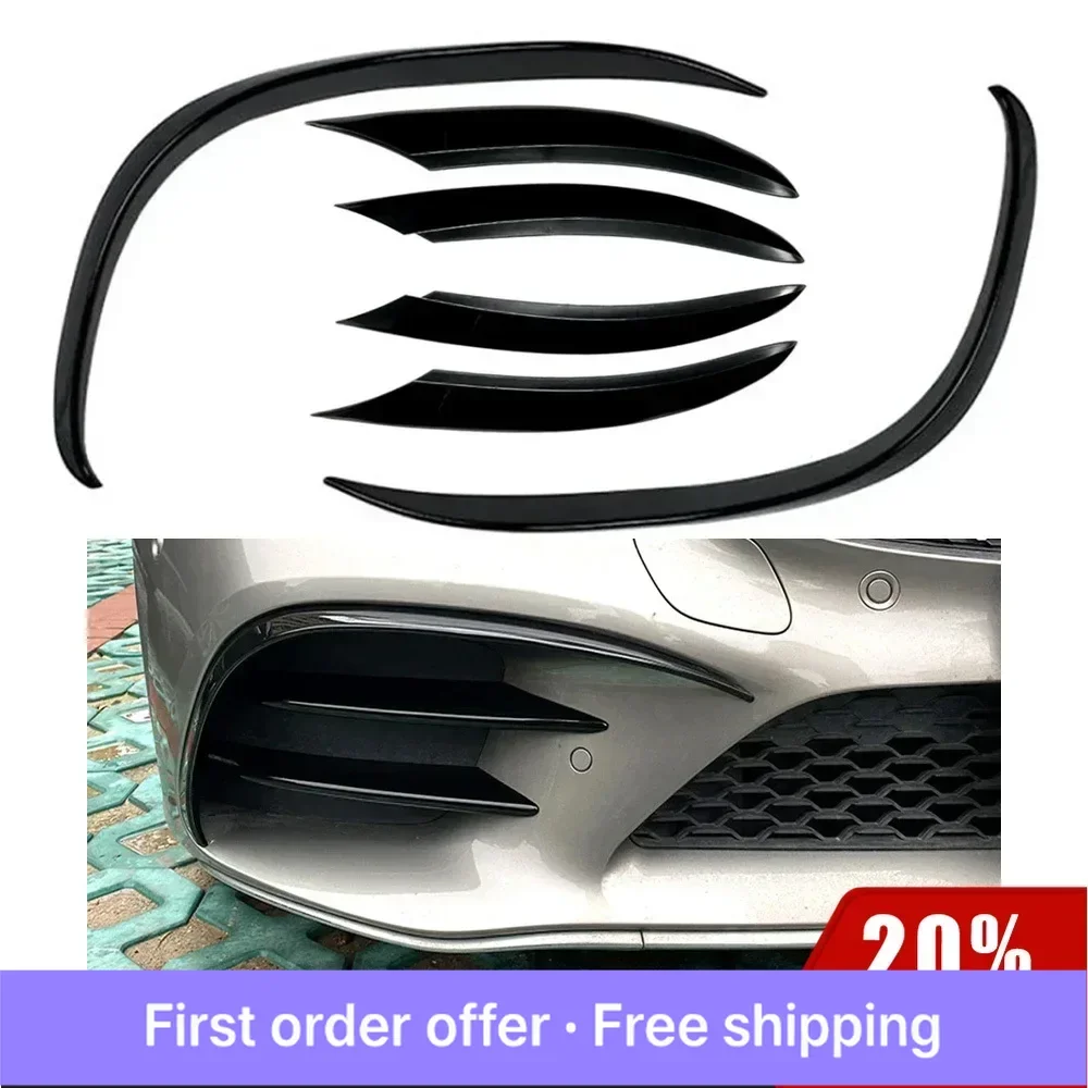 Front Bumper Body Kit Splitter Side Spoiler Air Vent Wind Knife Fits Mercedes-Benz C-Class W205 C180/C200/C260 2019-2021
Front Bumper Body Kit Splitter Side Spoiler Air Vent Wind Knife Fits Mercedes-Benz C-Class W205 C180/C200/C260 2019-2021