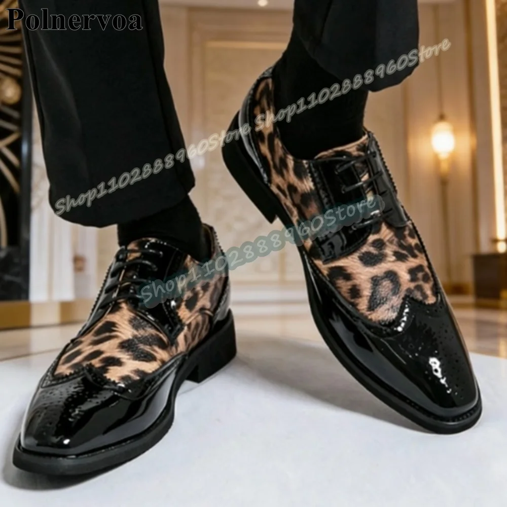 Stylish Leopard Splicing Cross Tied Casual Men Pumps Flats Dress Shoes For Men Slip On Banquet Fashion Catwalk 2026 Men Pumps
Stylish Leopard Splicing Cross Tied Casual Men Pumps Flats Dress Shoes For Men Slip On Banquet Fashion Catwalk 2026 Men Pumps