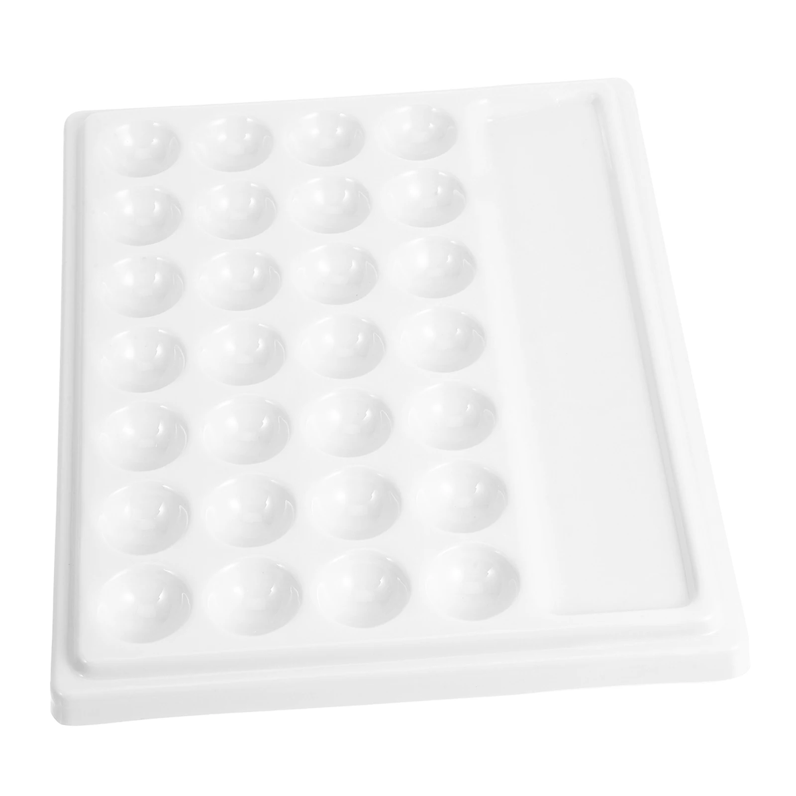 28 Hole Ceramic Watercolor Palette High Quality Material Paint Tray Pigment Mixing Plate Color Mixing Supplies
28 Hole Ceramic Watercolor Palette High Quality Material Paint Tray Pigment Mixing Plate Color Mixing Supplies