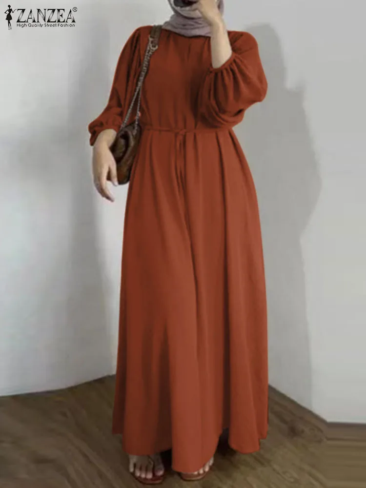 ZANZEA 2023 Fashion Women Long Sleeve Solid Sundress Autumn Elegant Party Vestido Casual Muslim Ramadan Turkey Dress Robe Femme
ZANZEA 2023 Fashion Women Long Sleeve Solid Sundress Autumn Elegant Party Vestido Casual Muslim Ramadan Turkey Dress Robe Femme