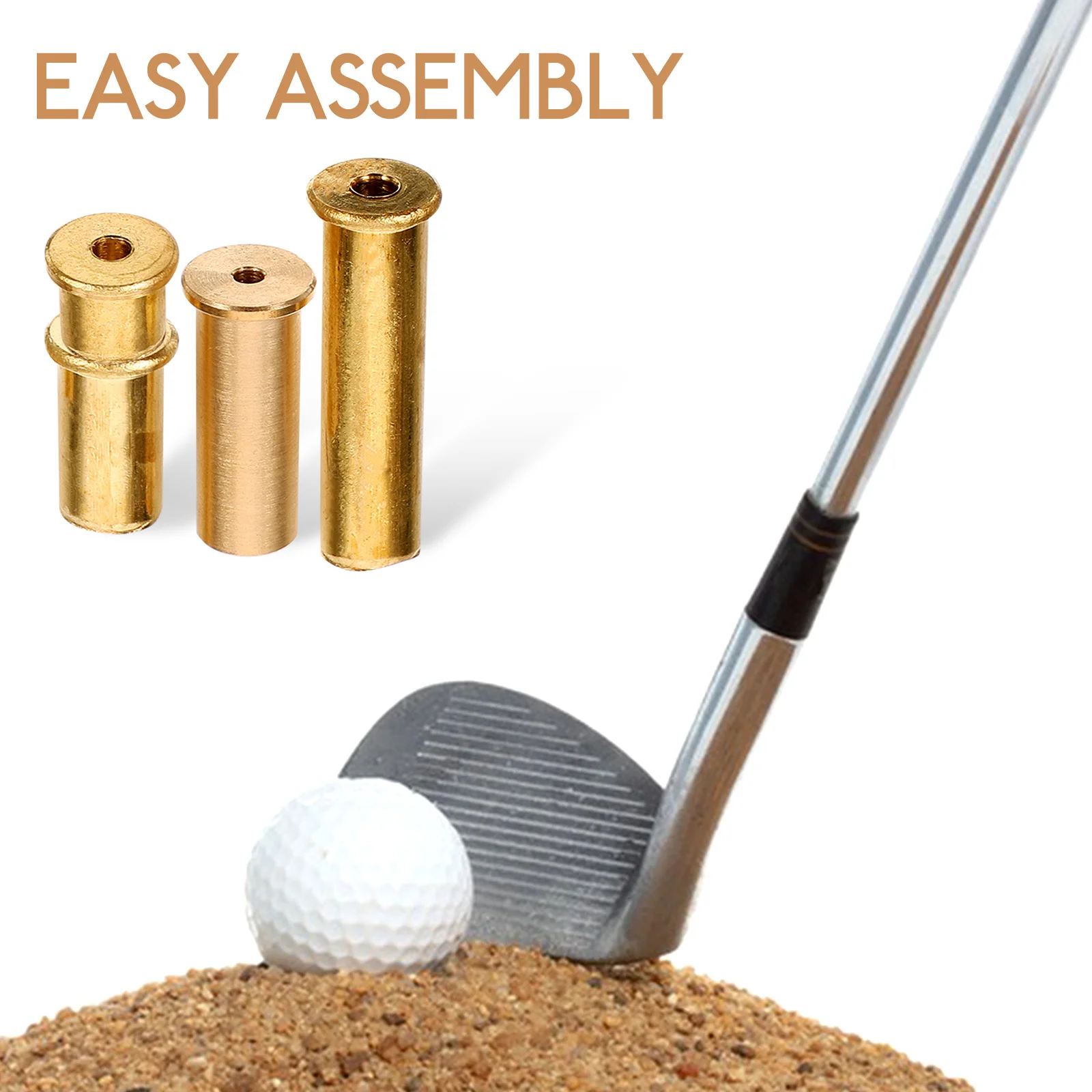 4Pcs Copper Counterweights for Golf Club Shaft Stability Upgrade Reliable Swing Performance Improvement Golf Club Extension
4Pcs Copper Counterweights for Golf Club Shaft Stability Upgrade Reliable Swing Performance Improvement Golf Club Extension