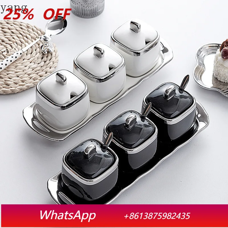 LMM household Nordic light luxury ceramic seasoning jar high value combination set
LMM household Nordic light luxury ceramic seasoning jar high value combination set