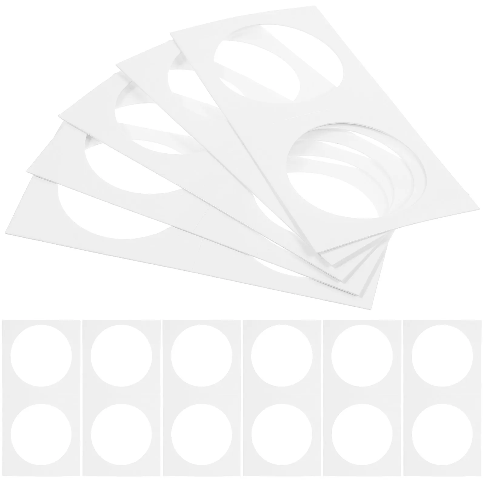 50Pcs Transparent Coin Flips 40Mm Paper Holder for Coin Collecting Supplies Organizer Container Collection Accessory
50Pcs Transparent Coin Flips 40Mm Paper Holder for Coin Collecting Supplies Organizer Container Collection Accessory