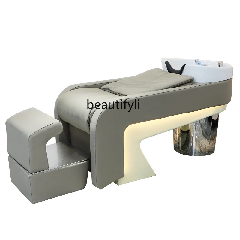 High-End Ceramic Basin Flushing Bed Shampoo Chair Hair Saloon Dedicated for Hair Salon Sitting Half Lying
High-End Ceramic Basin Flushing Bed Shampoo Chair Hair Saloon Dedicated for Hair Salon Sitting Half Lying