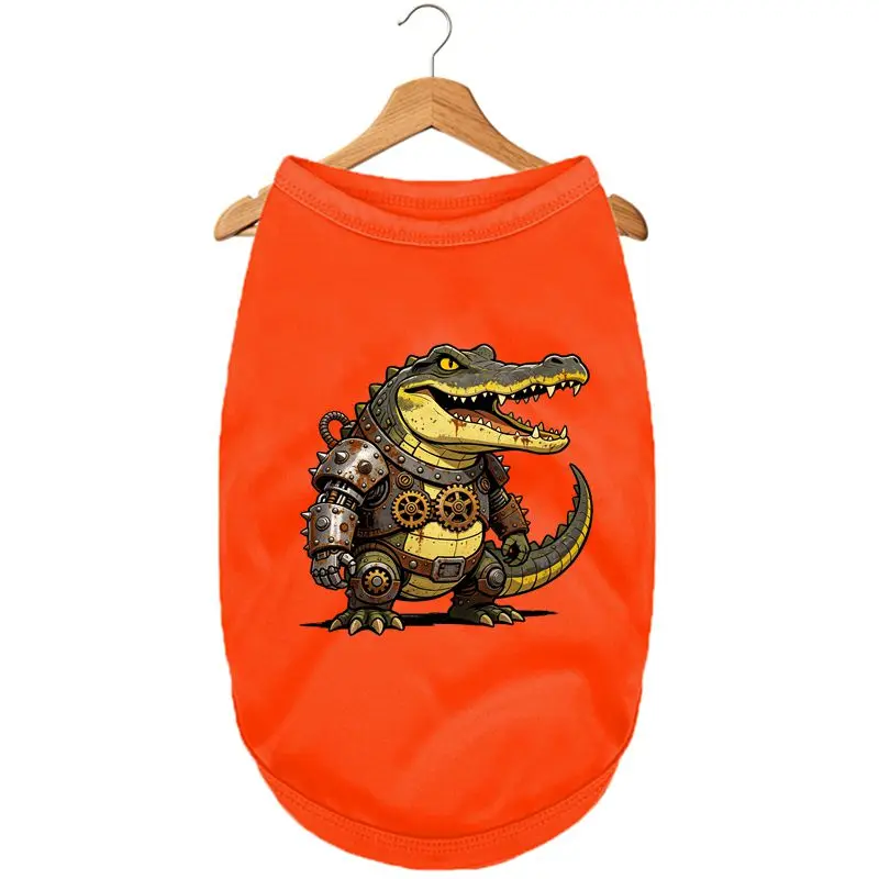 Cool Dog Vest Summer Clothes Steampunk Crocodile Print Breathable Pet Tank Top Outfit Apparel
Cool Dog Vest Summer Clothes Steampunk Crocodile Print Breathable Pet Tank Top Outfit Apparel