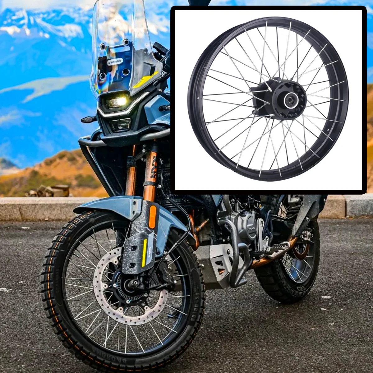 Motorcycle Wheel Hub Front Rear Wheel Hub 450MT CFMOTO MT-450 6AQV-110100-6000-M1 Wheel Hub Steel Rim 6AQV-070100-6000-M1
Motorcycle Wheel Hub Front Rear Wheel Hub 450MT CFMOTO MT-450 6AQV-110100-6000-M1 Wheel Hub Steel Rim 6AQV-070100-6000-M1